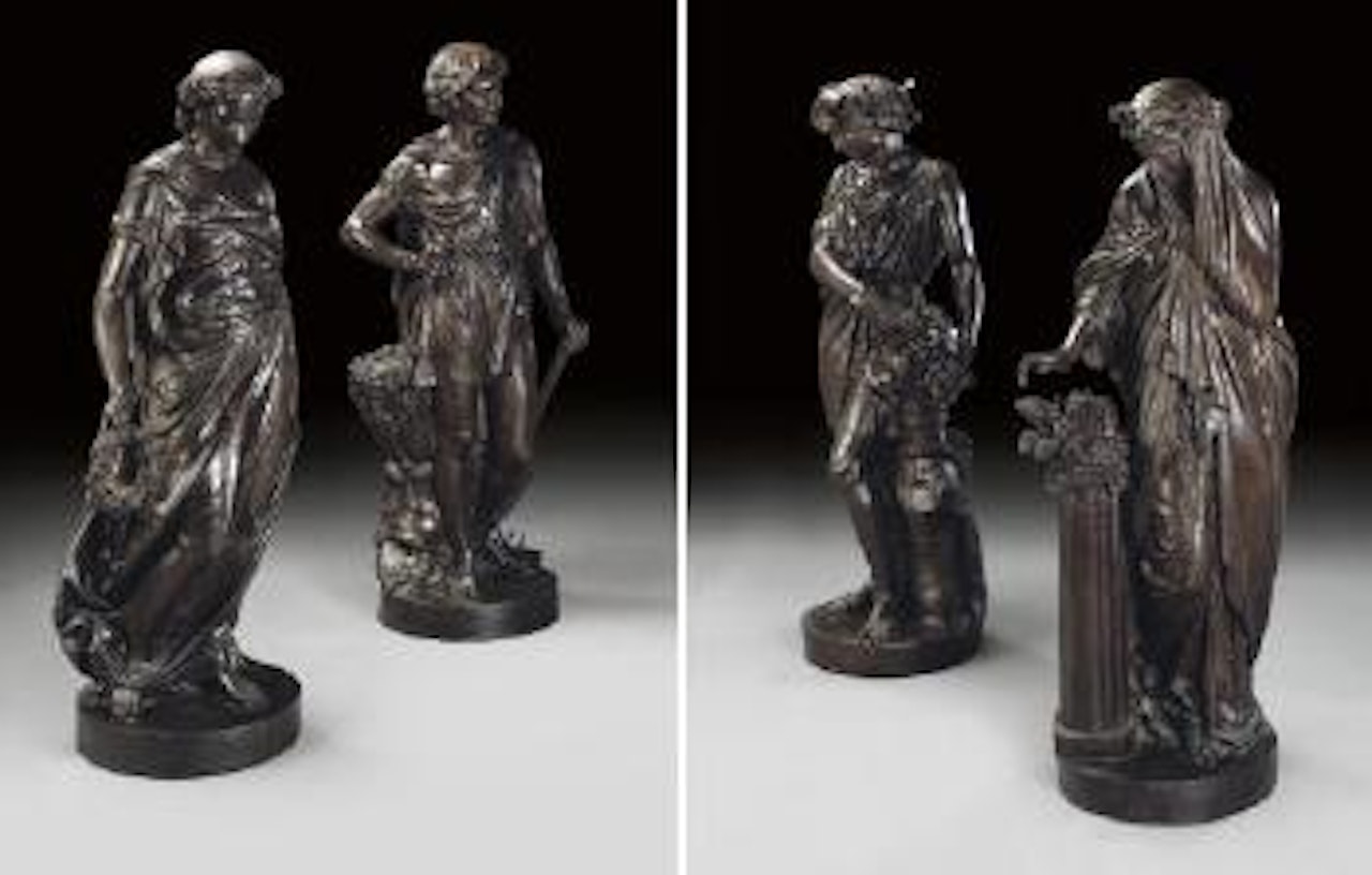 Figures emblematic of the seasons by Mathurin Moreau