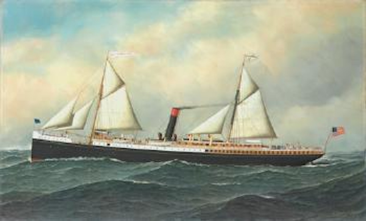 The City of Birmigham outward bound by Antonio Jacobsen