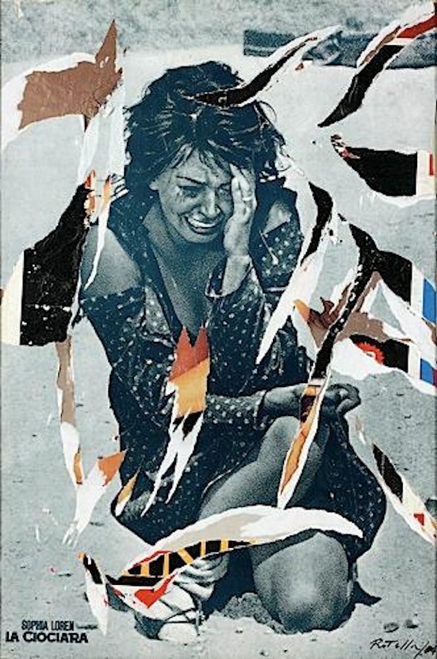 Sophia la ciociara by Mimmo Rotella