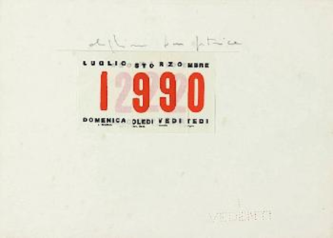 Composition by Alighiero Boetti