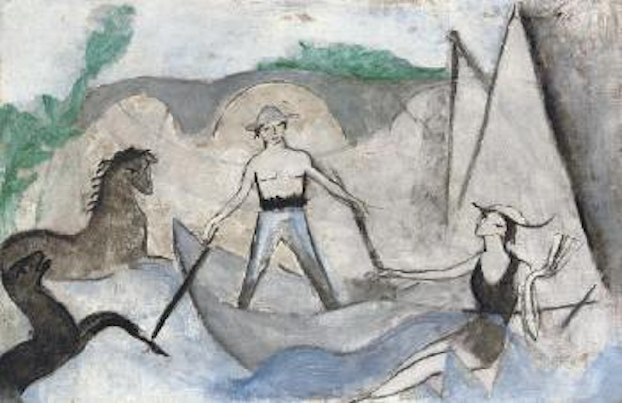 Le pont de Passy by Marie Laurencin