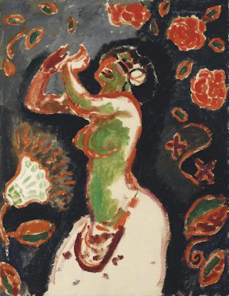 Anita aux fleurs by Kees van Dongen