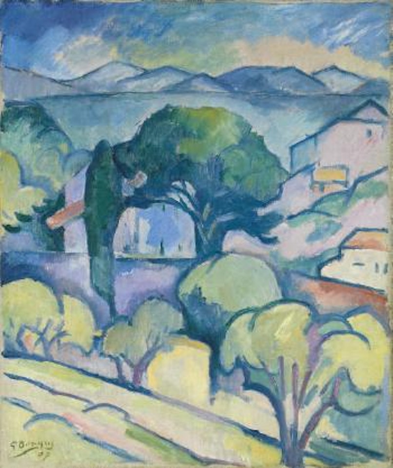 Paysage de Provence, l'Estaque by Georges Braque