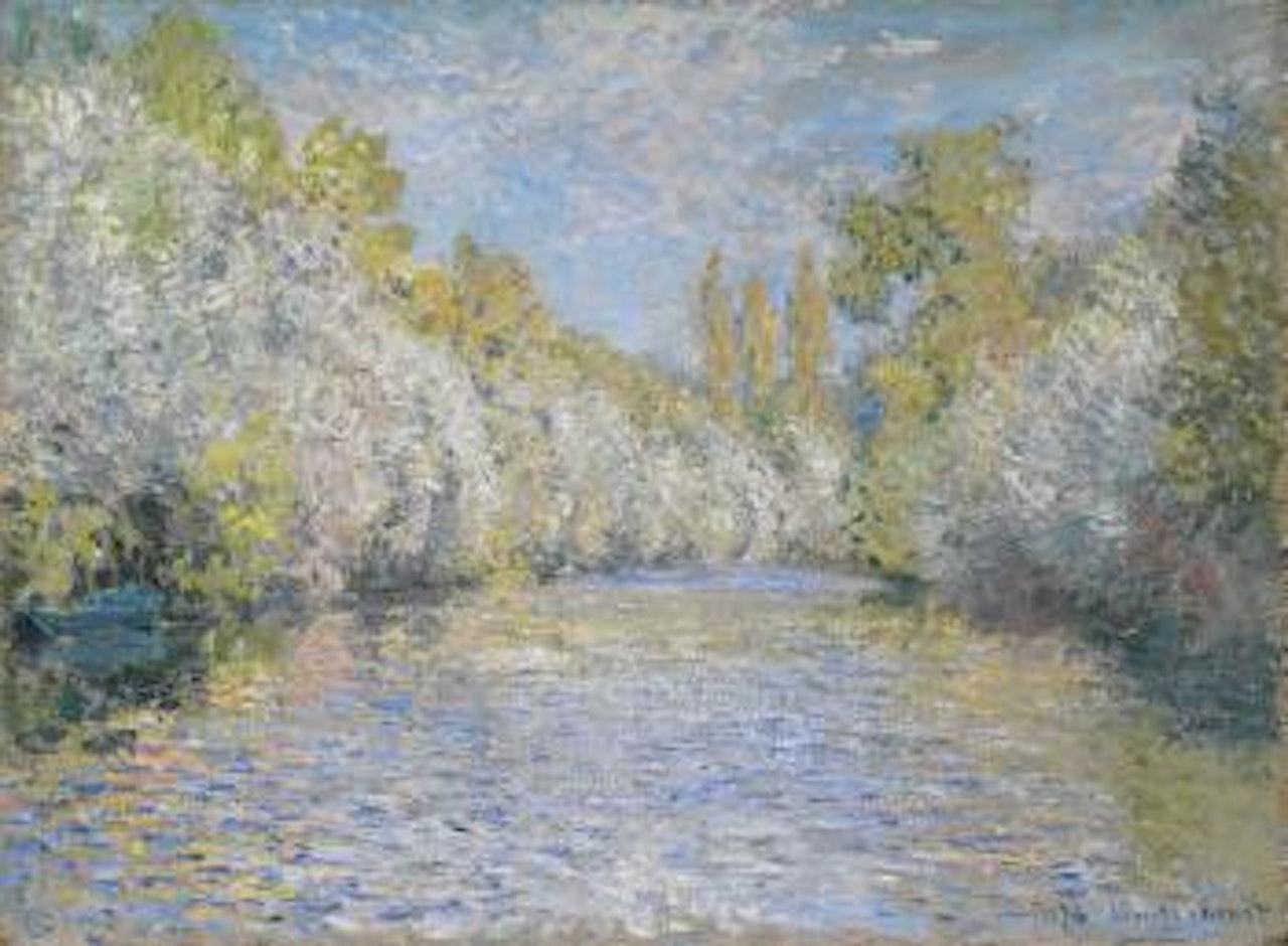 L'Yerres près de Montgeron by Claude Monet