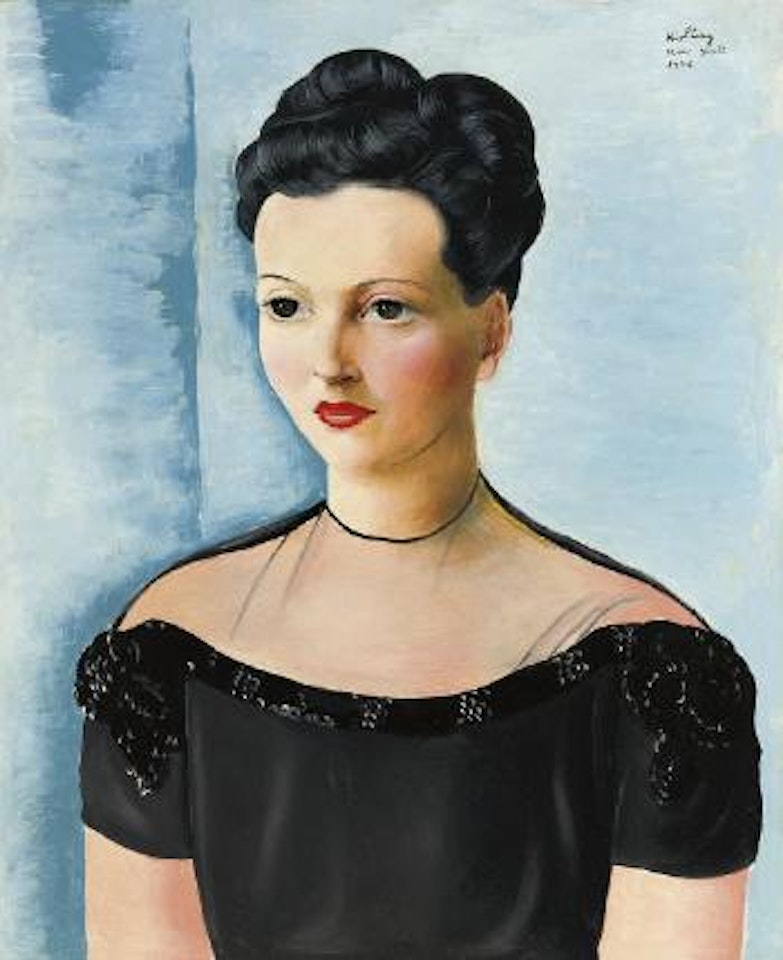 Portait de Mme S Freeman by Moïse Kisling