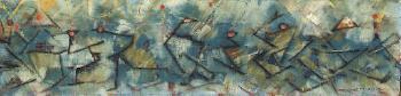 Composition en bleu by Max Ernst