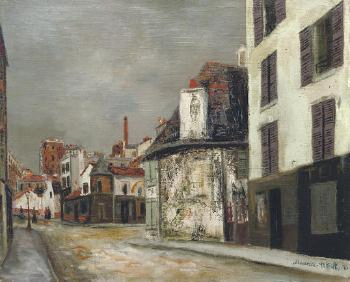 Rue du Mont-Cenis by Maurice Utrillo