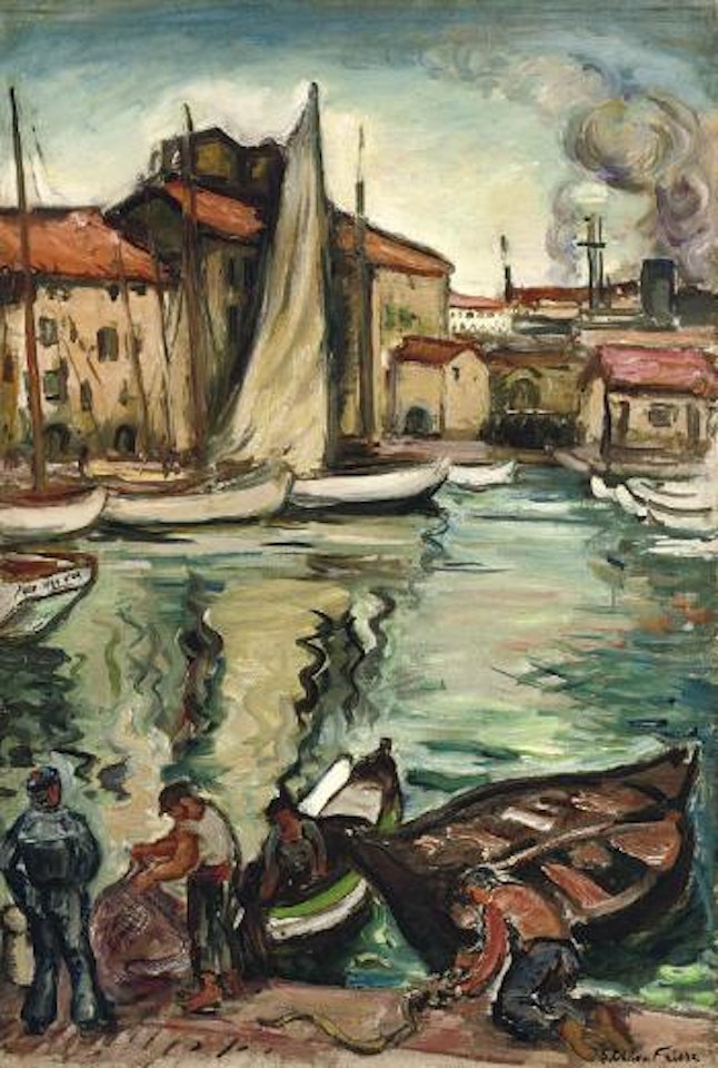 Le port de Toulon by Othon Friesz