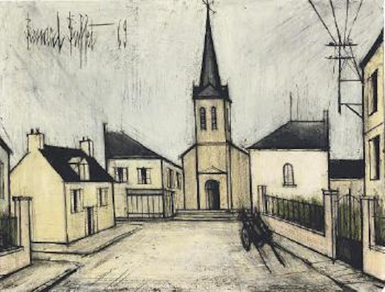 Le village by Bernard Buffet