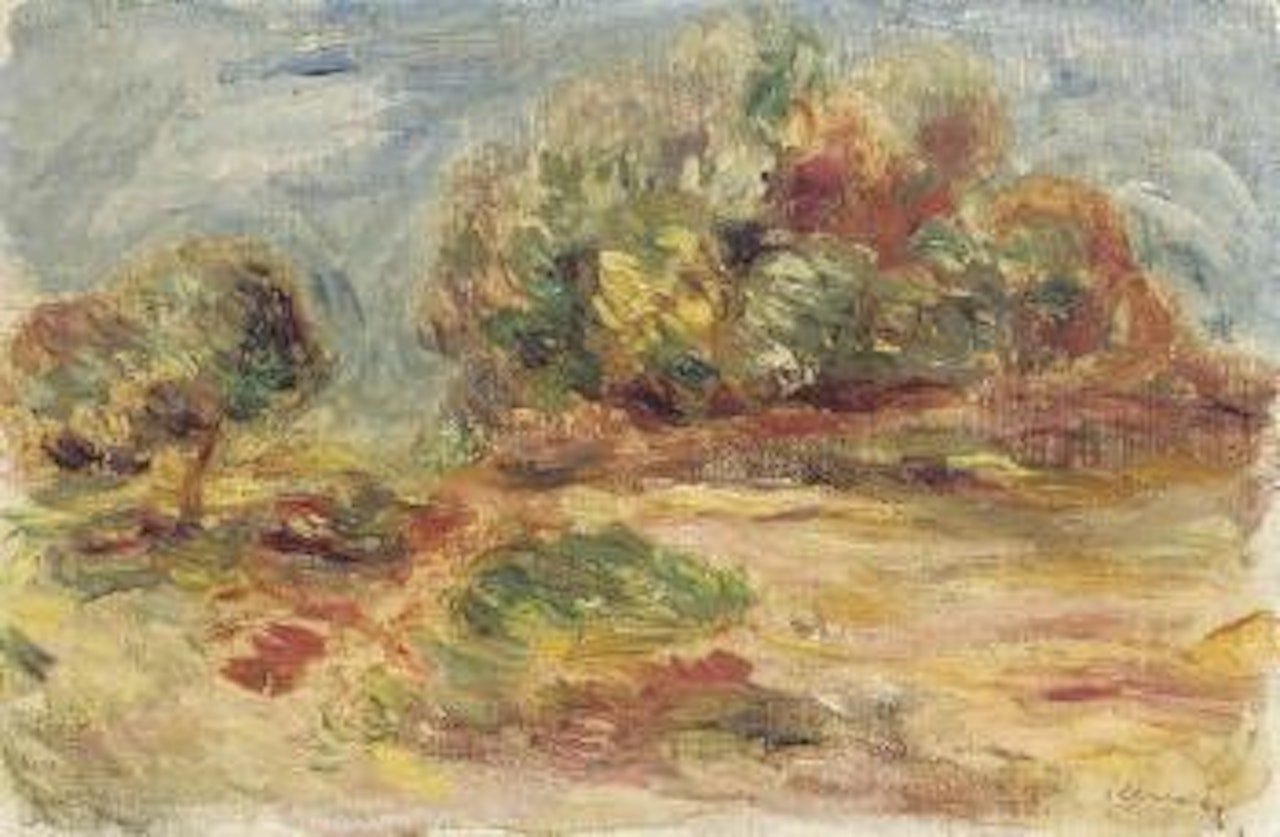 Paysage à Cagnes by Pierre-Auguste Renoir