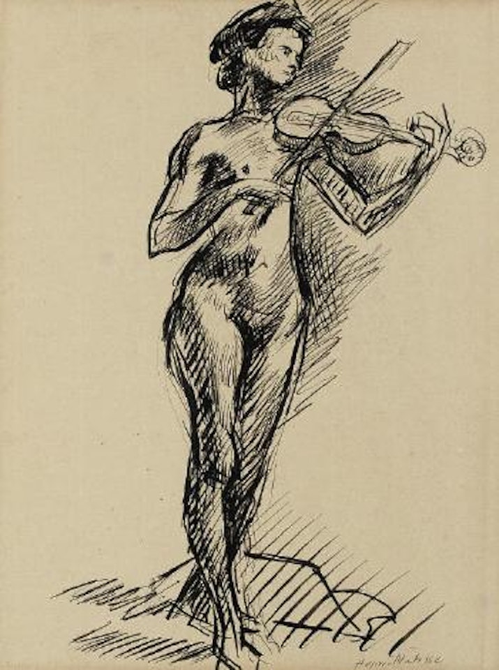 Femme au violon by Henri Matisse