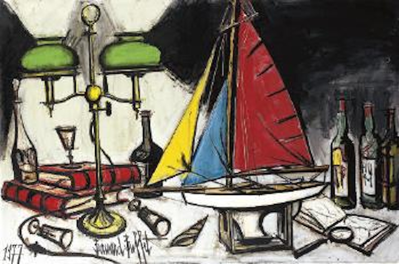 Le bateau de la maison blanche by Bernard Buffet