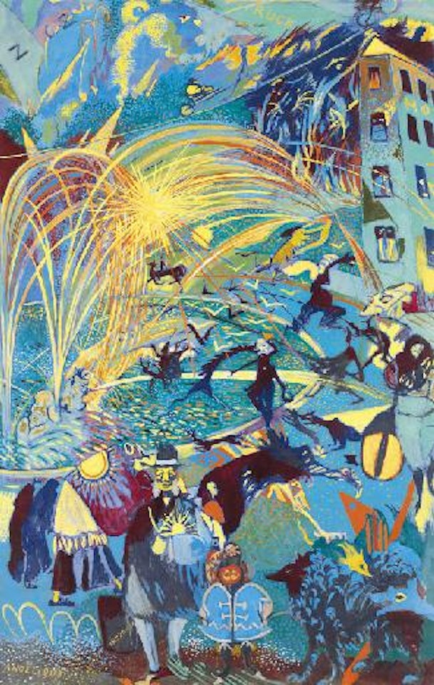 Feu d'artifice, le cirque by Léon Spilliaert