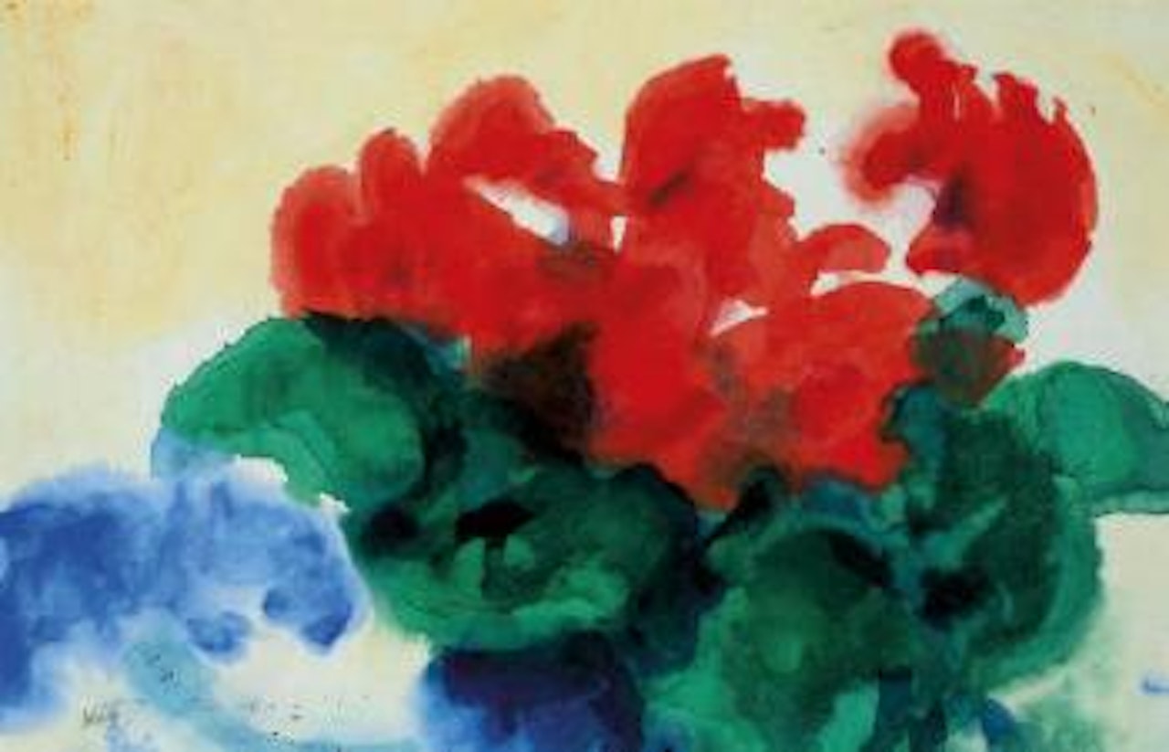 Alpenveilchen by Emil Nolde