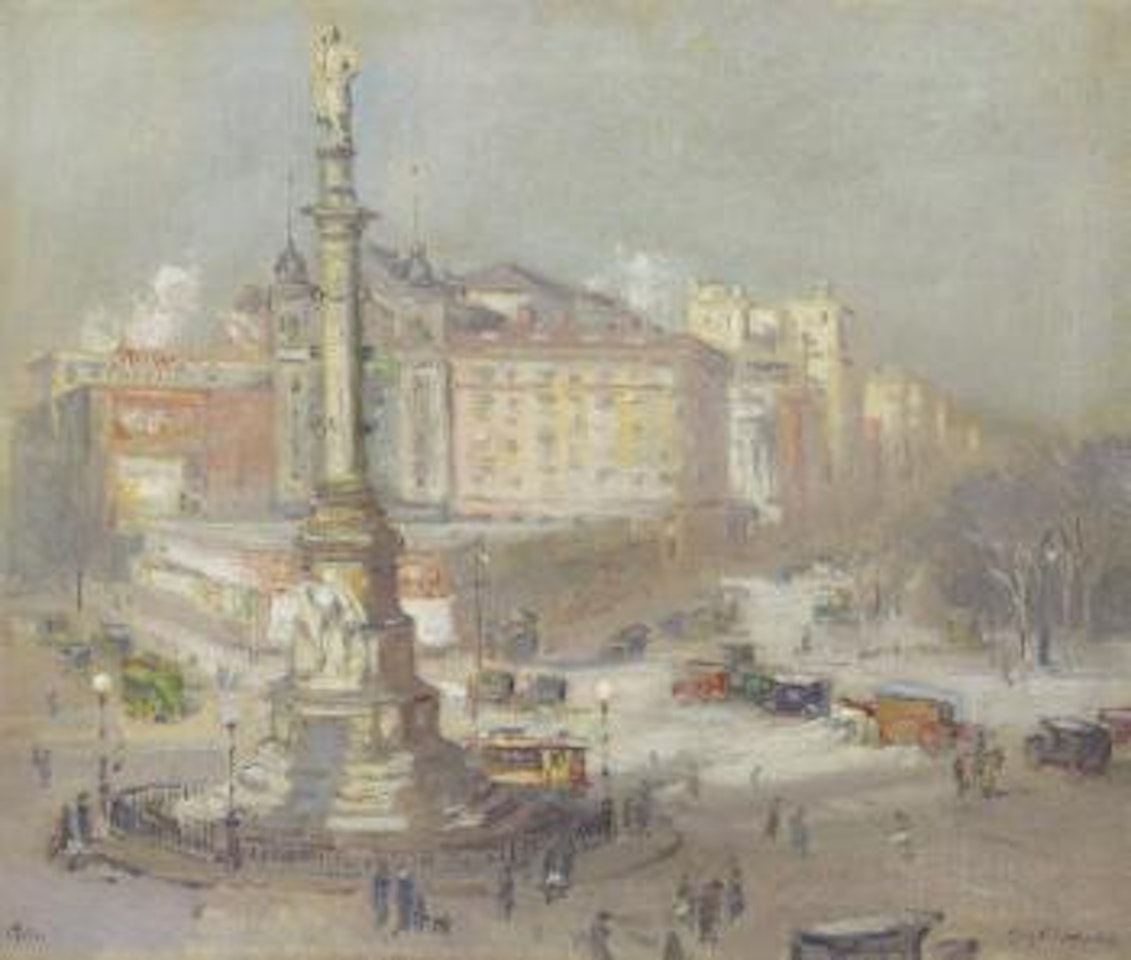 Columbus Circle by Guy Carleton Wiggins