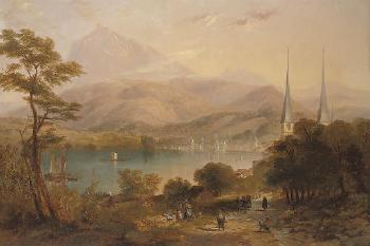 Lake Lucerne by John Wilson Carmichael