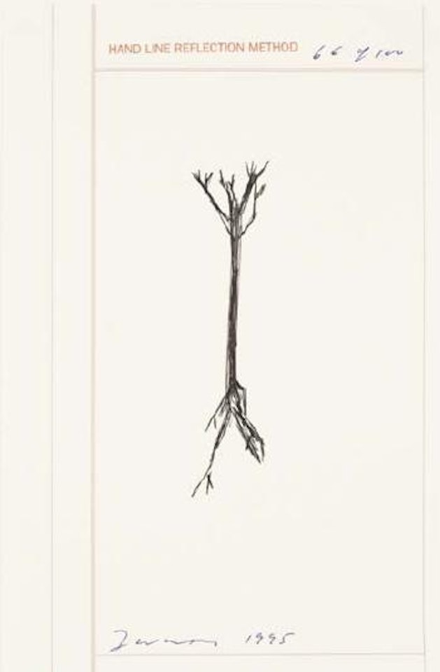 Untitled (Hand Line Reflection Method) by Terry Winters