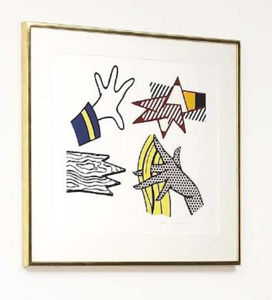 Study of Hands by Roy Lichtenstein