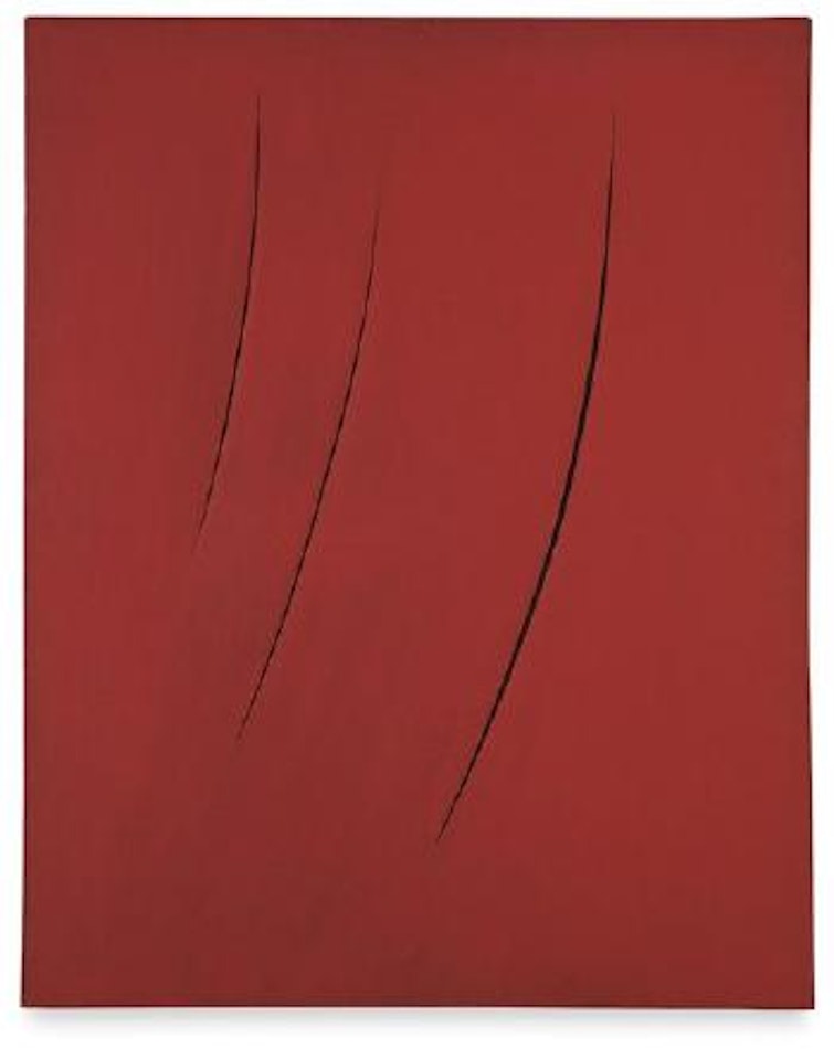 Concetto spaziale, Attese by Lucio Fontana