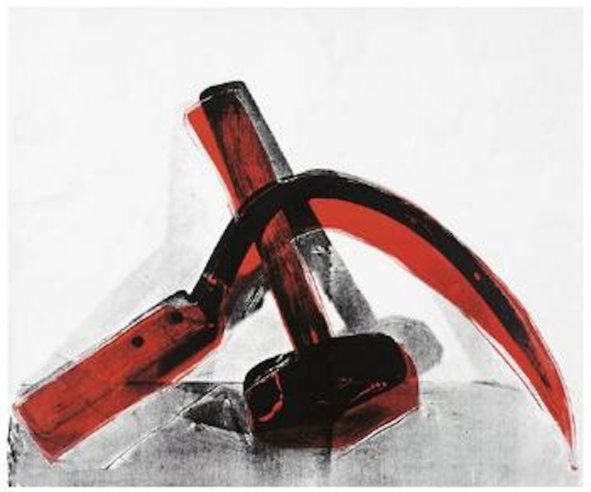 Hammer and Sickle by Andy Warhol