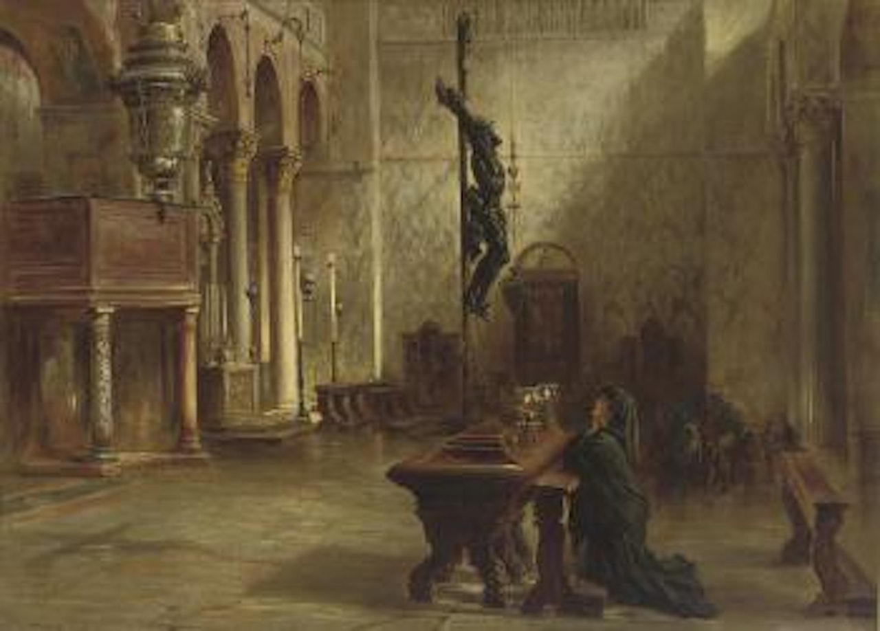 Interior of San Marco, Venice by Keeley Halswelle