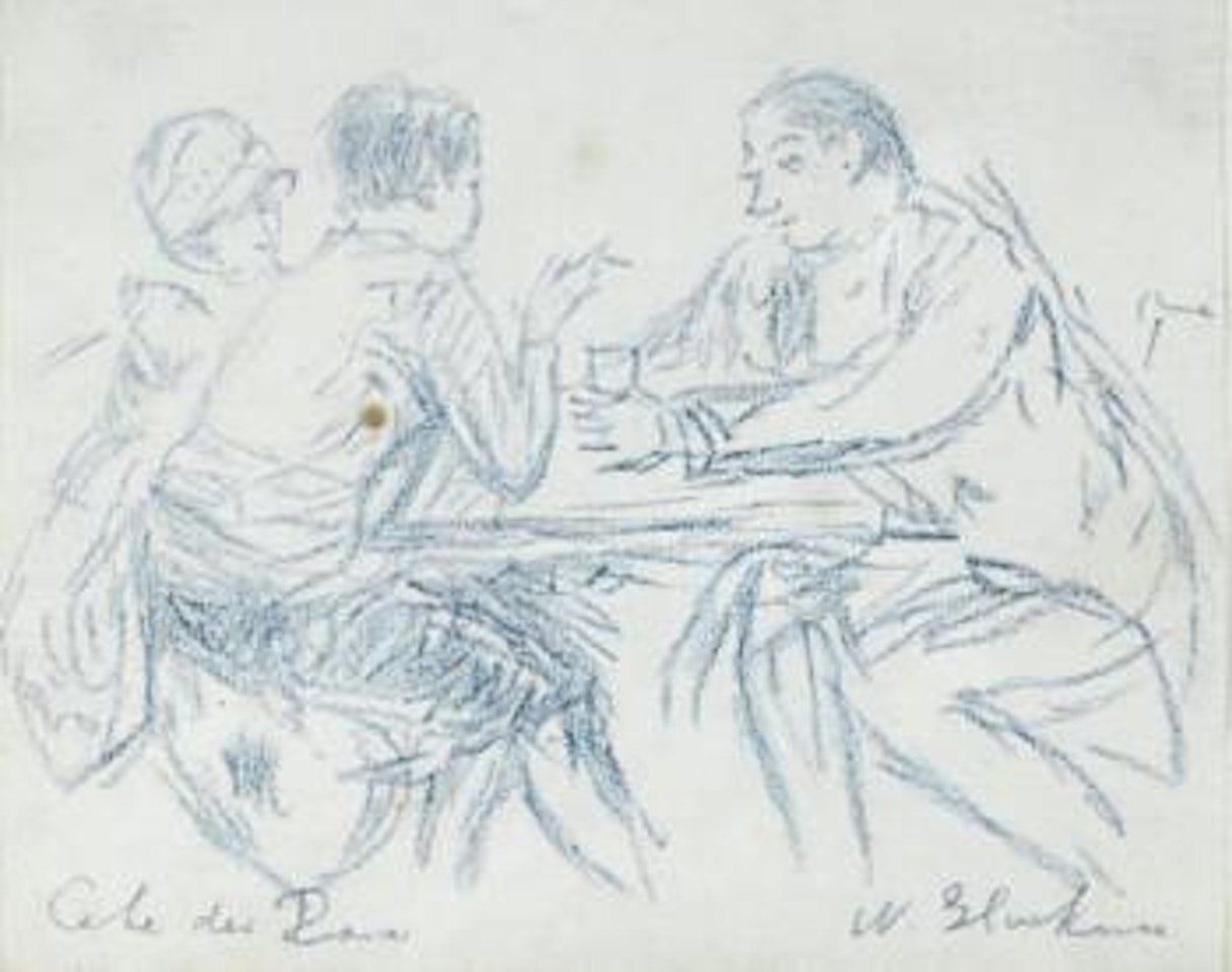 Café scene by William Glackens