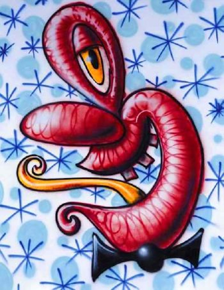Red Guy by Kenny Scharf
