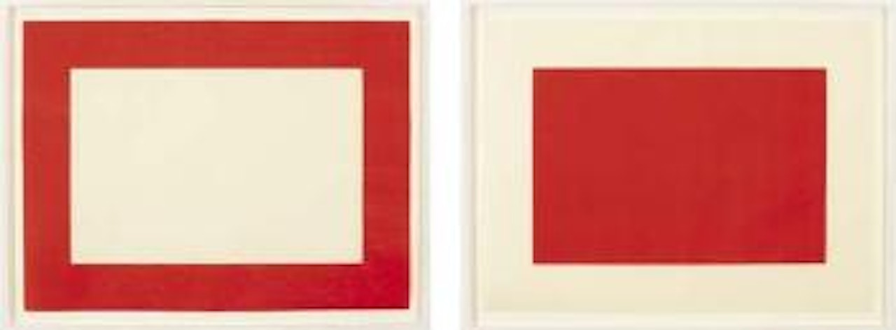 Untitled (cadmium red light) by Donald Judd