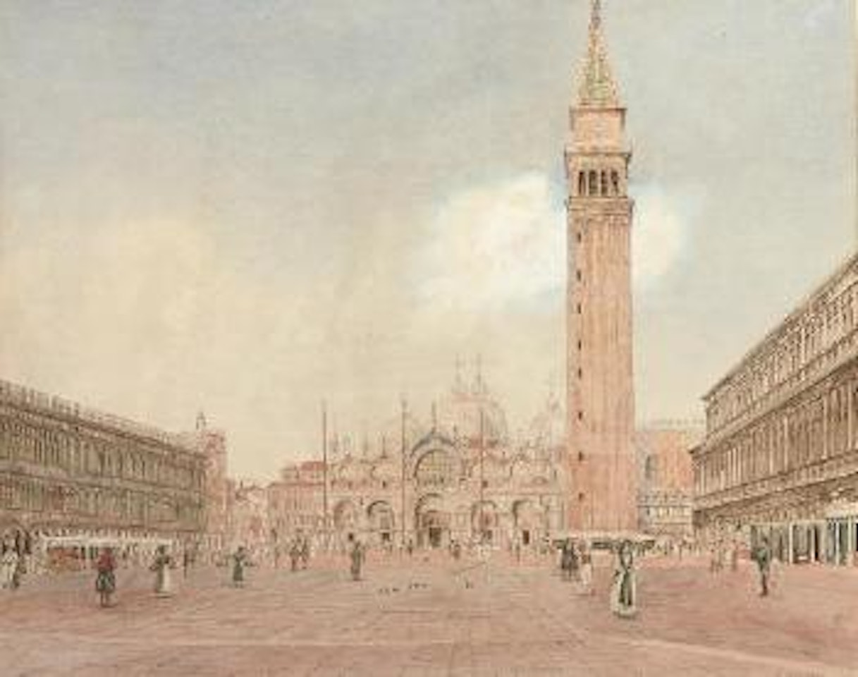 San Marco, Venice by Rudolf von Alt