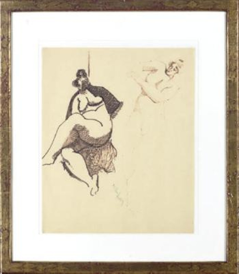 Two nude figures by Milton Avery