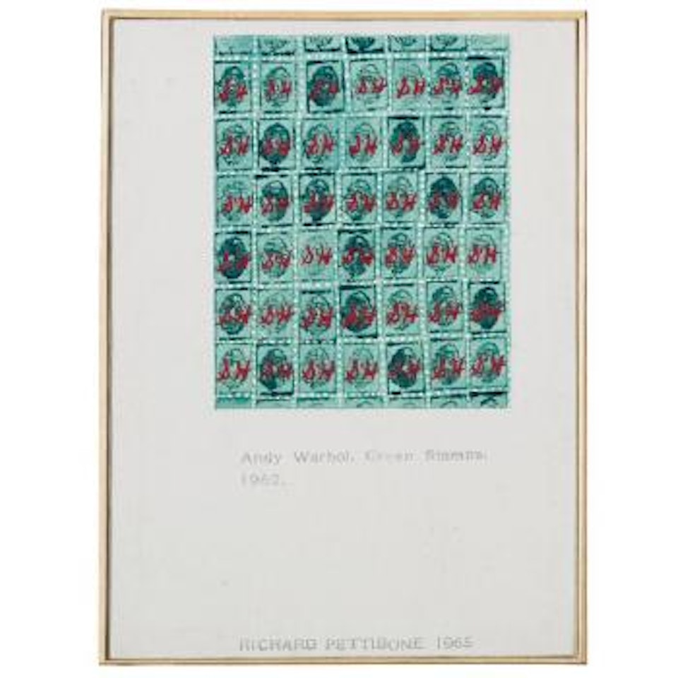 Andy Warhol, Green Stamps, 1962 by Richard Pettibone