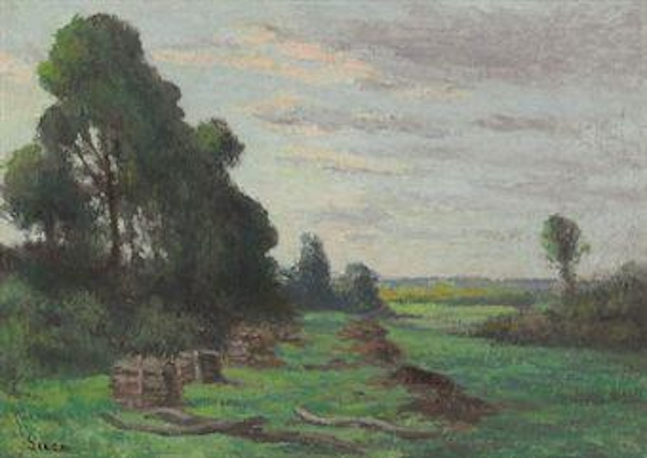 Paysage aux environs de Rolleboise by Maximilien Luce