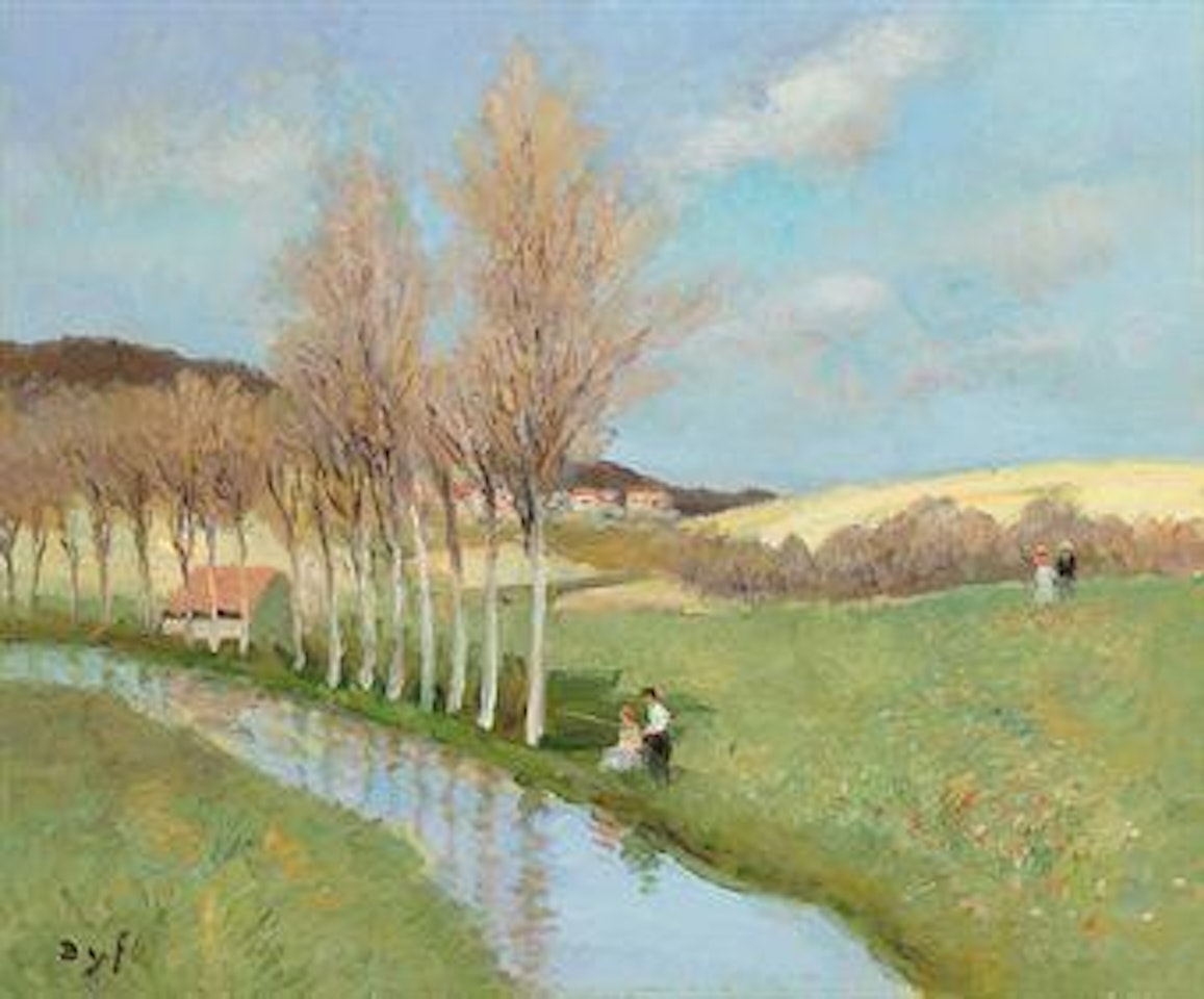 La rivière de Beynes (Ile-de-France) by Marcel Dyf