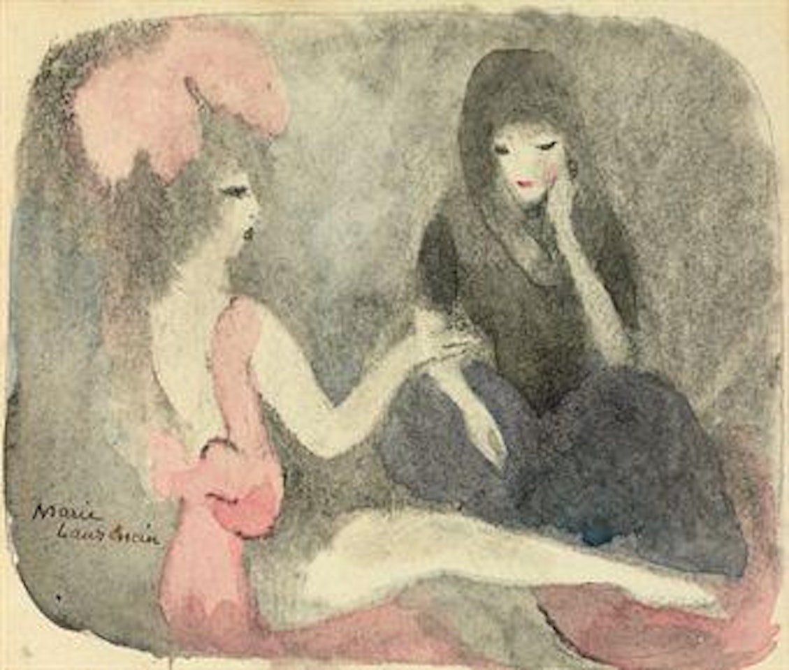 Deux femmes by Marie Laurencin
