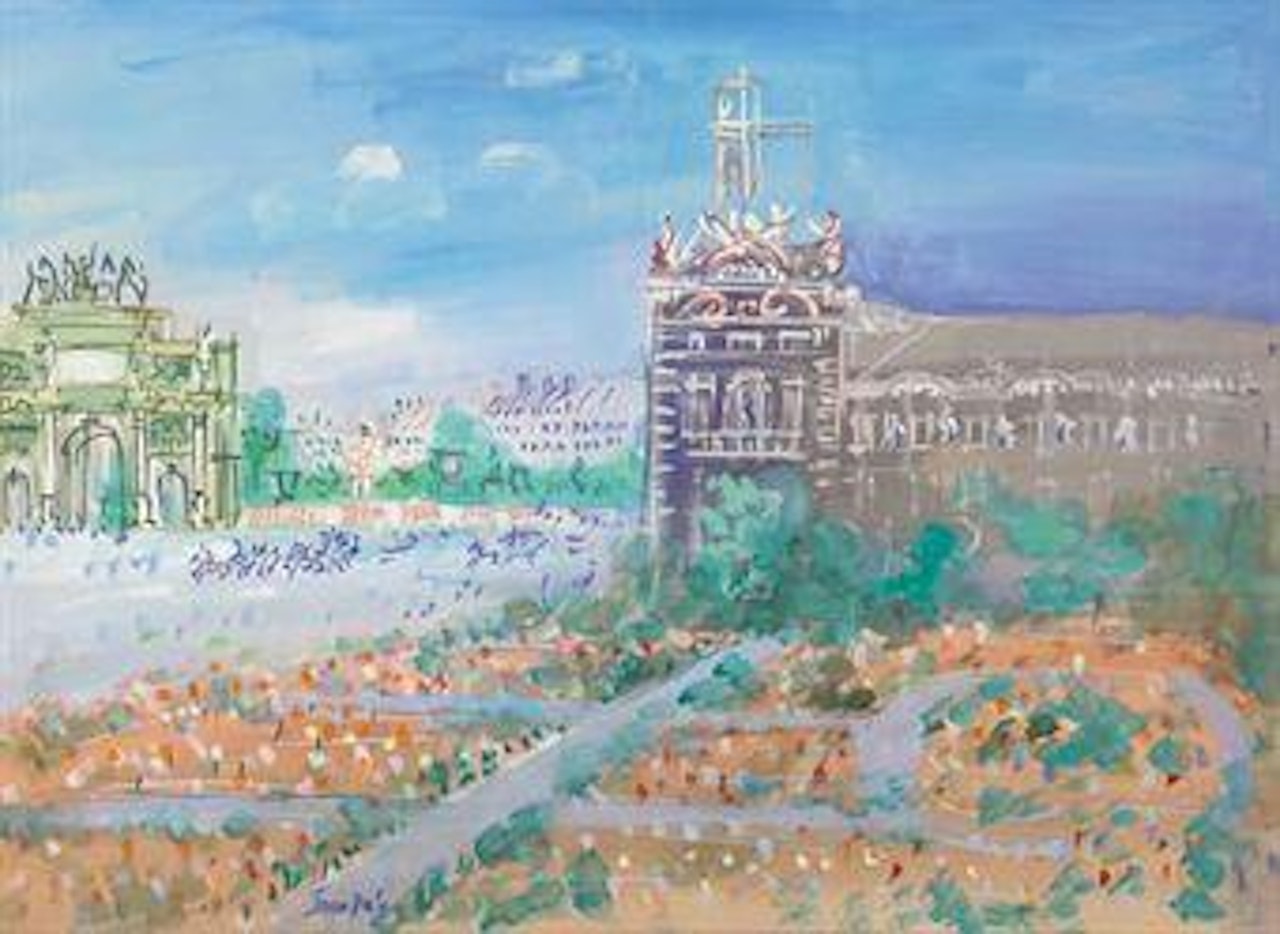 Le Jardin des Tuileries by Jean Dufy