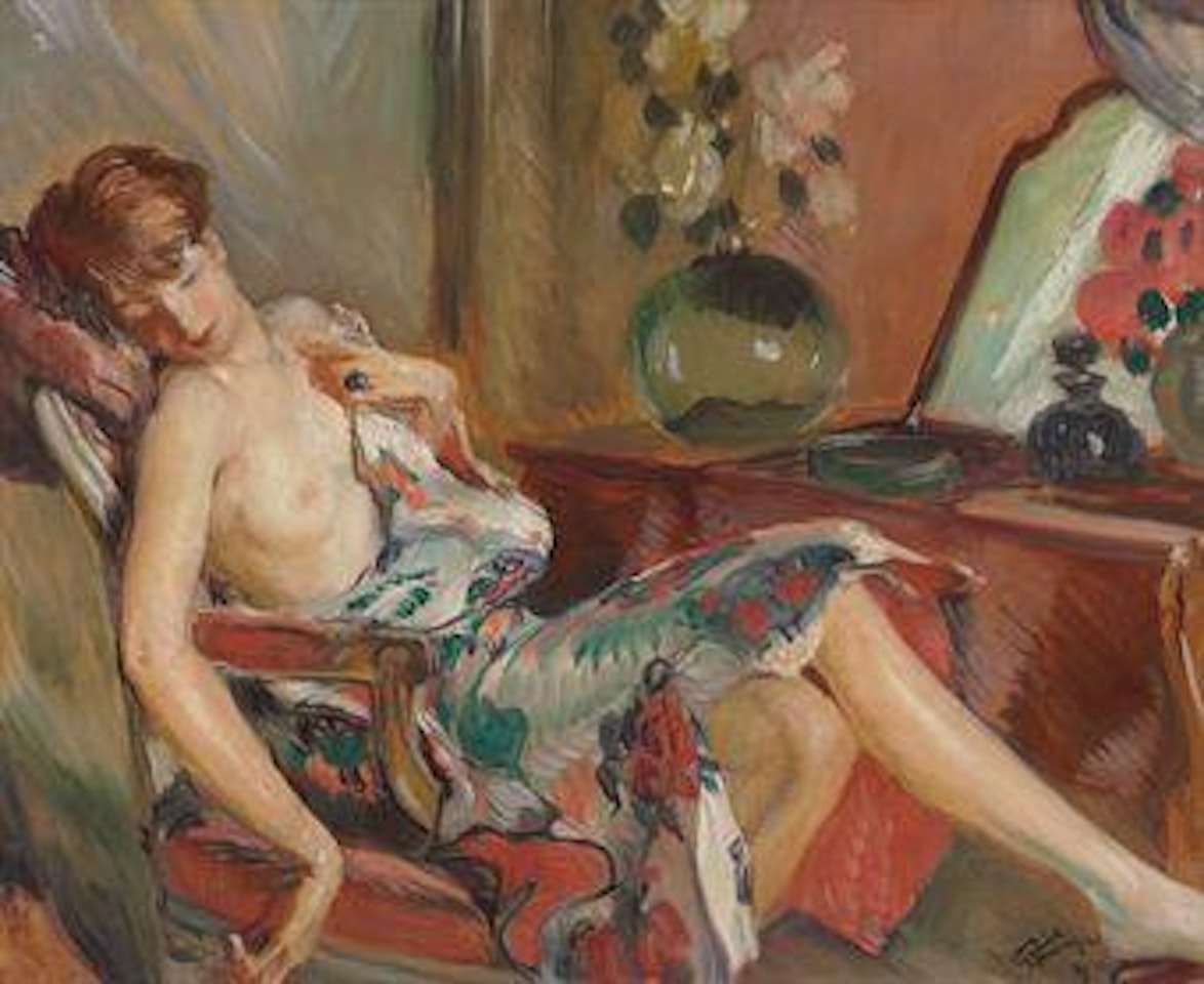 Femme assoupie by Jean Gabriel Domergue