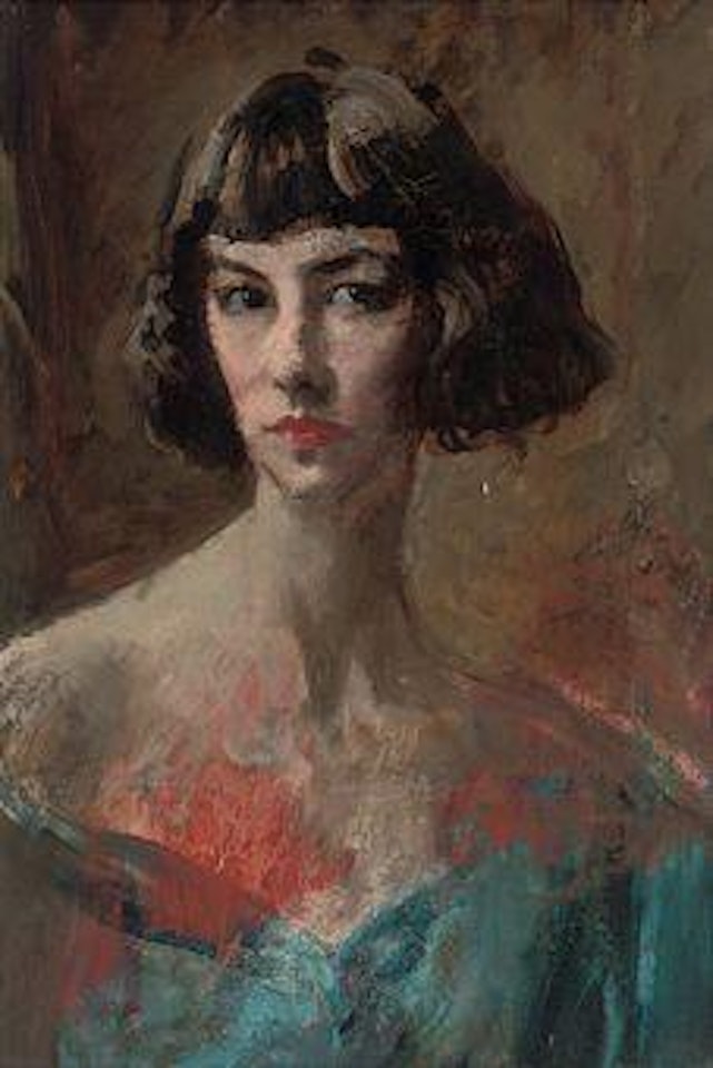 Portrait of a lady by Augustus Edwin John