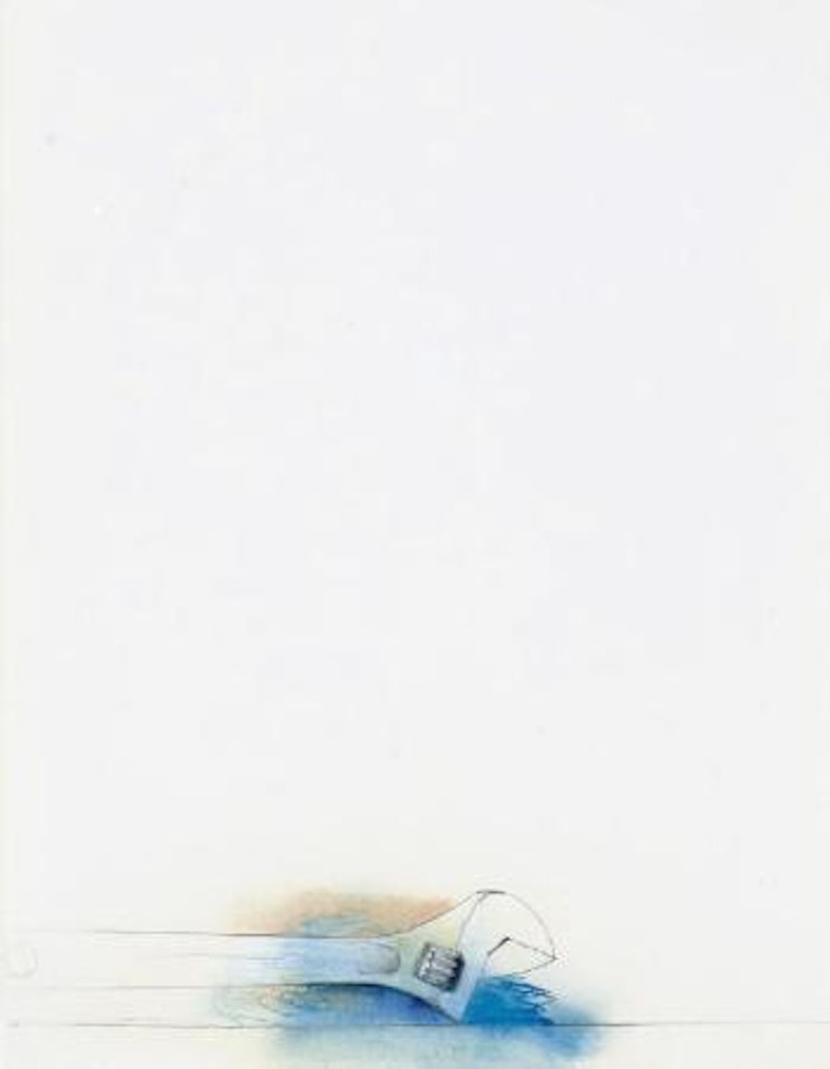 Blue Crescent Wrench by Jim Dine
