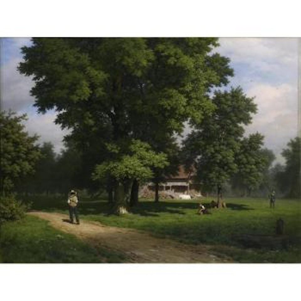Haus Zwischen Nussbäumen (Schellenmatt) by Robert Zünd