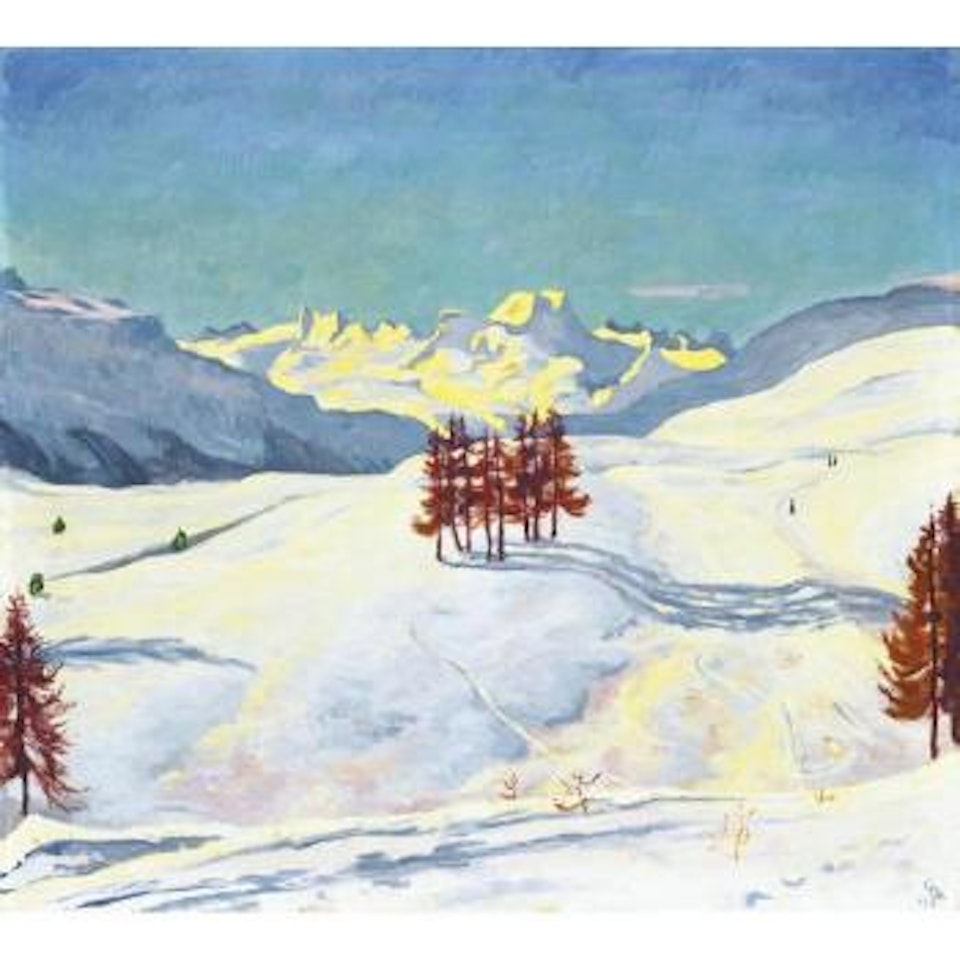 Winter Bei St. Moritz by Giovanni Giacometti