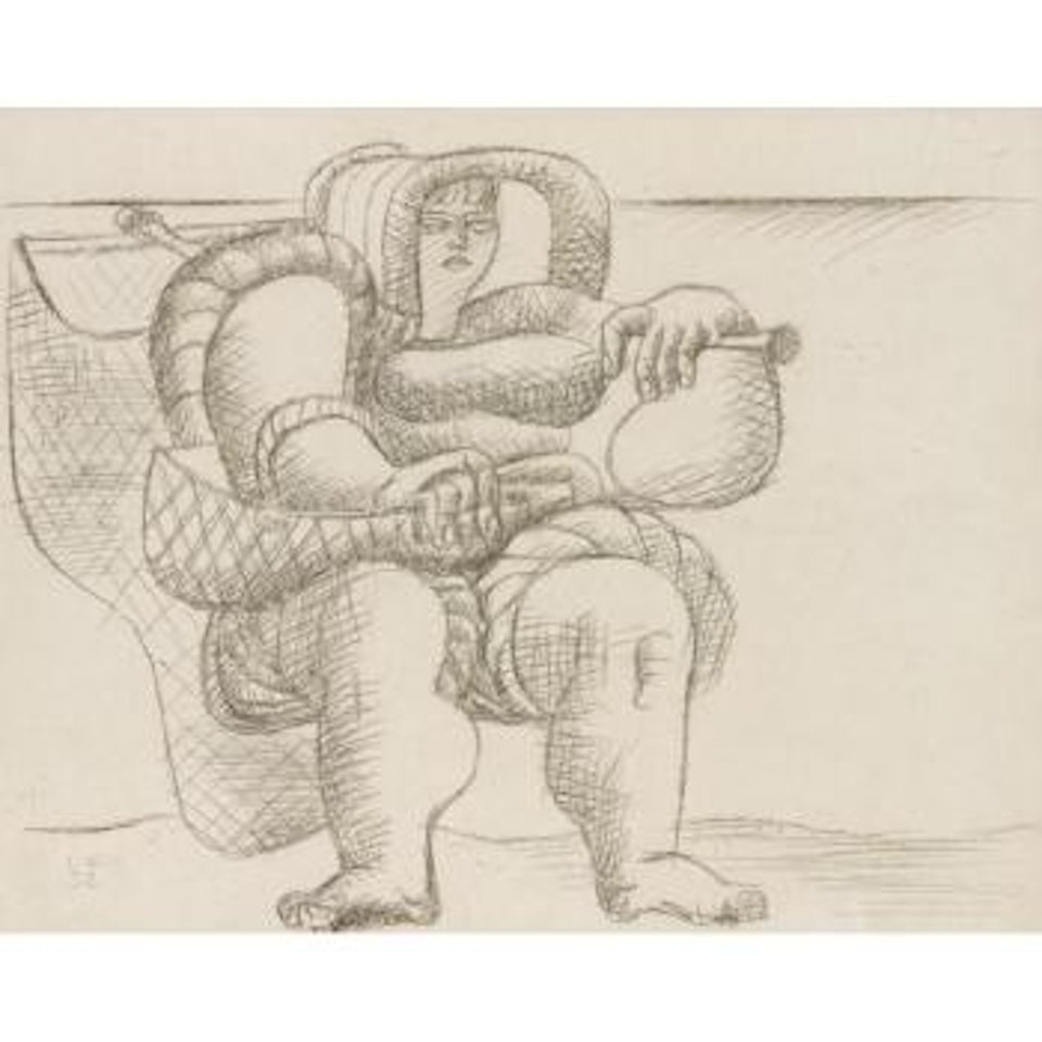 Pêcheuse D'huîtres by Le Corbusier
