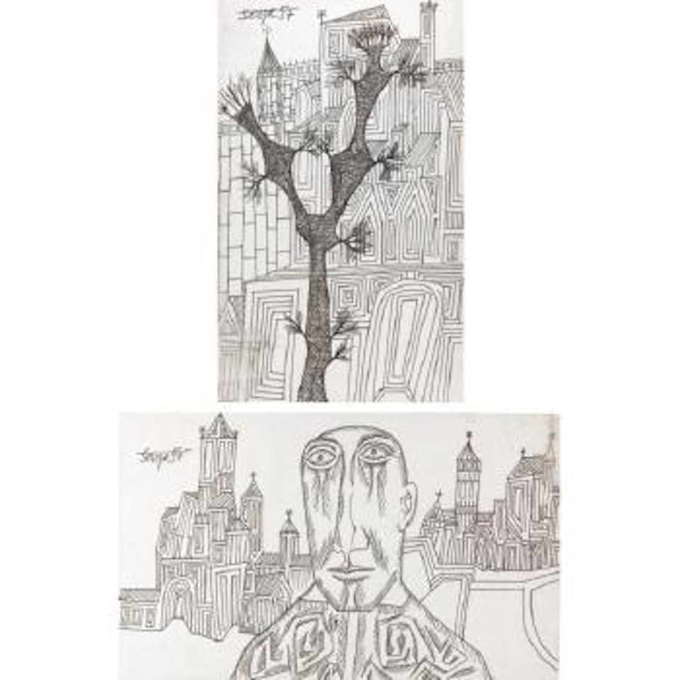 Three Untitled Works by Francis Newton Souza