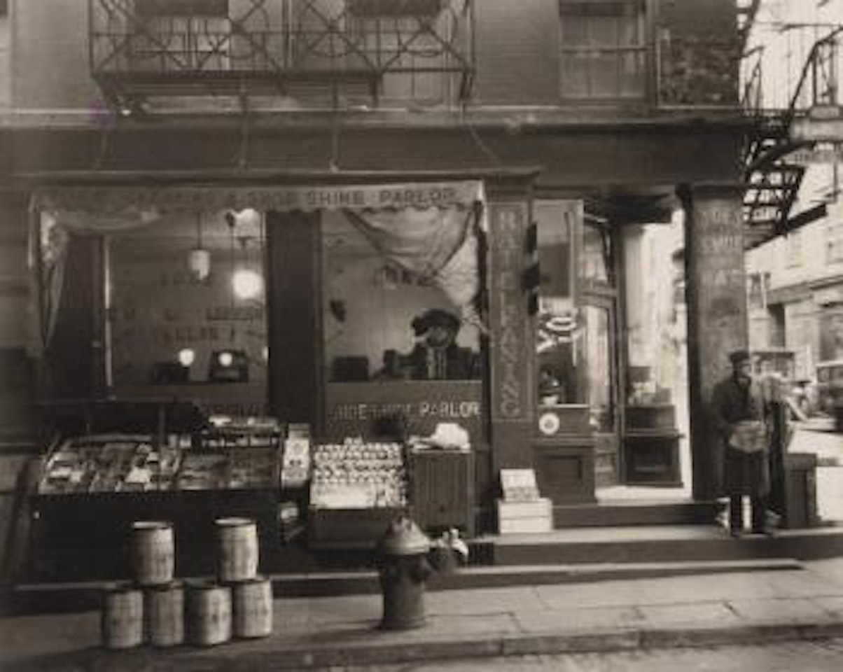 Shoe Shine Parlor by Berenice Abbott