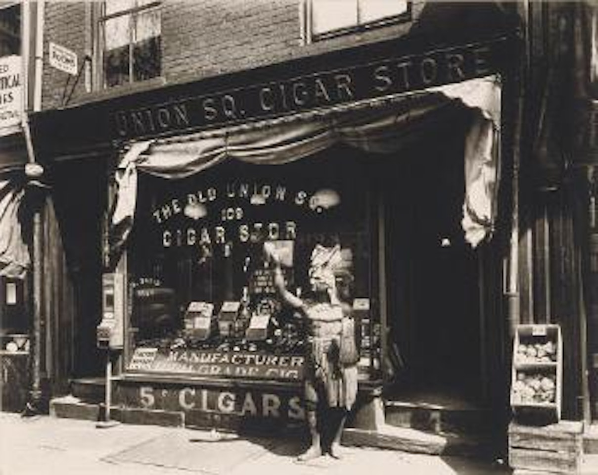 Union Square Cigar Store by Berenice Abbott
