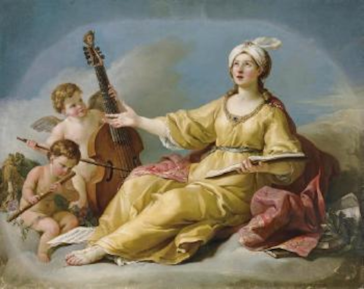 The Muse of Music by Joseph Marie Vien