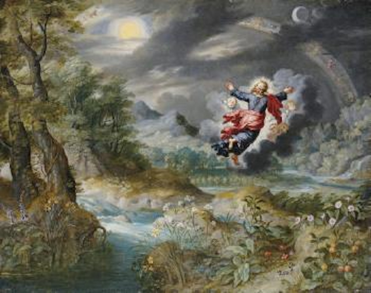 God creating the Sun, the Moon and the Stars in the Firmament by Jan Brueghel the Younger
