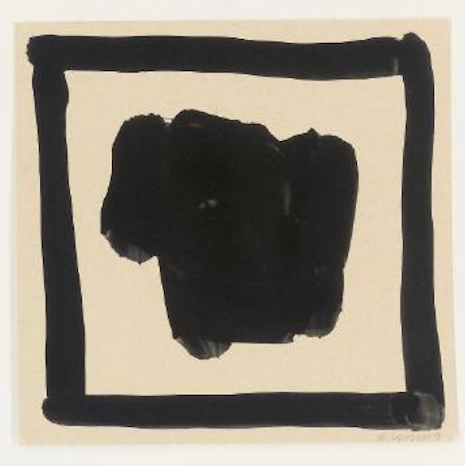 Black Gouache by Sol LeWitt
