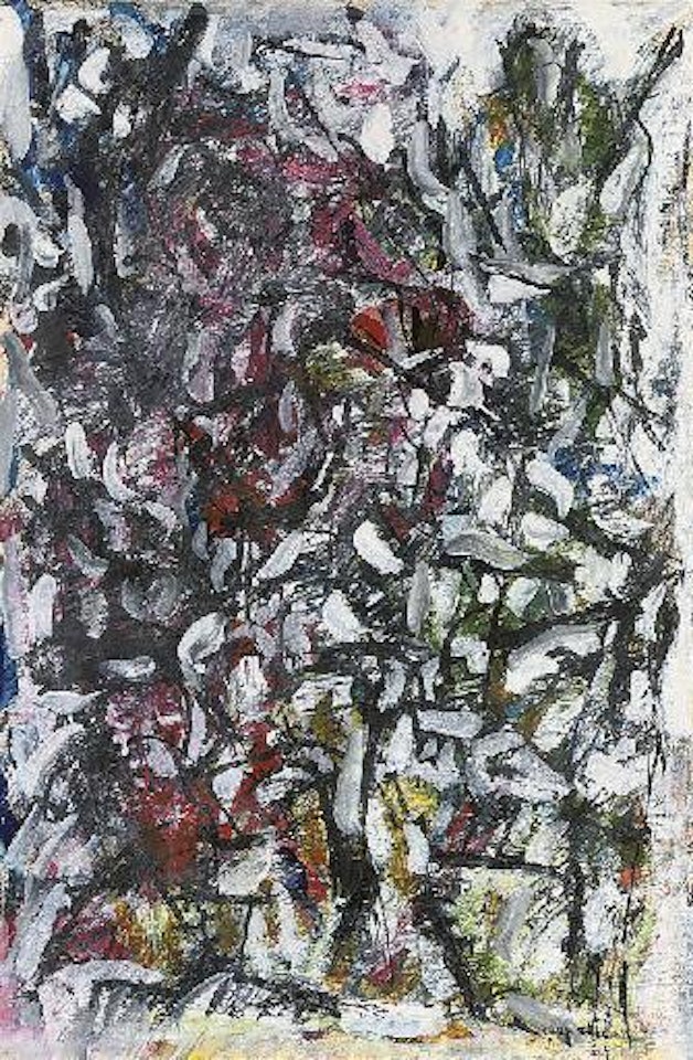 Composition en Noir, Rouge et Blanc by Jean-Paul Riopelle