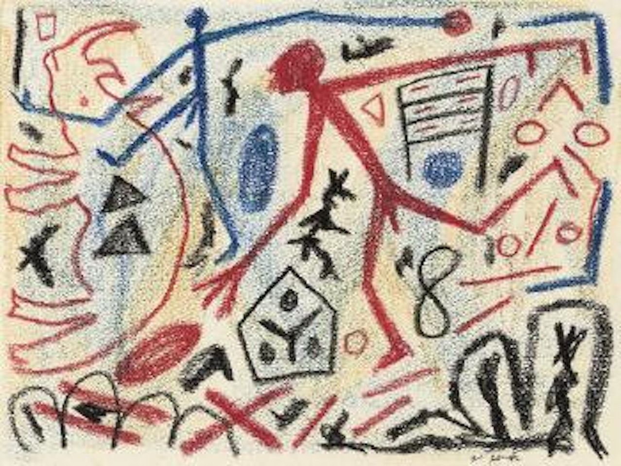 Zeitlinie by A.R. Penck