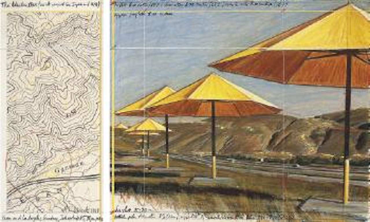 The Umbrellas (Project for Japan and USA) by Christo